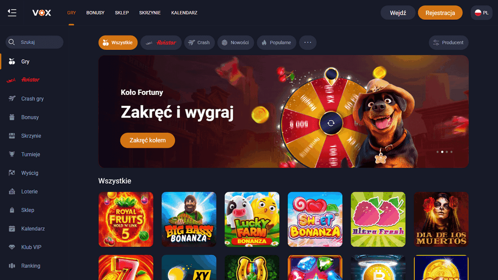 Vox Casino Bonuscode 2025
